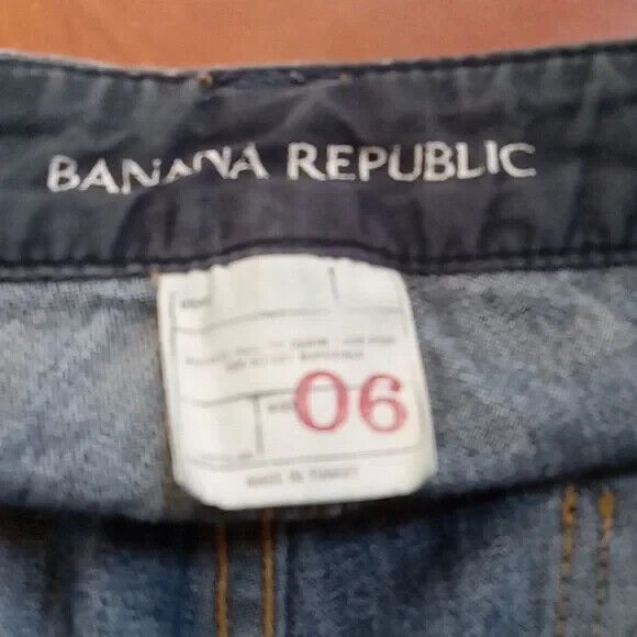 Banana Republic women's size 6 blue jeans - Picture 14 of 16